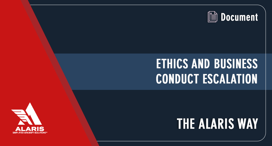 Ethics and Business Conduct Escalation Policy Lead-in
